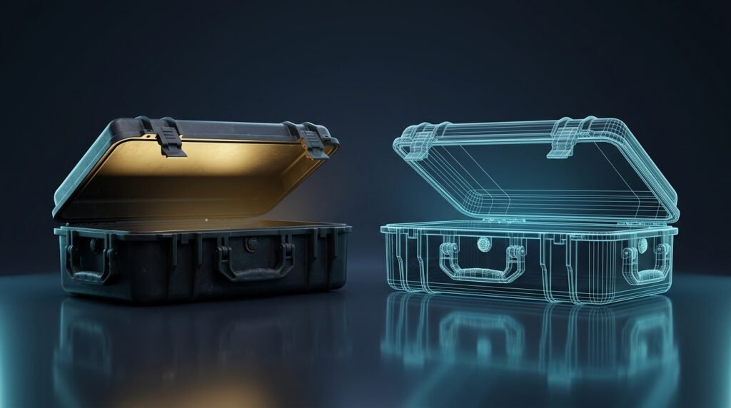 Two identical CS2 weapon cases side by side
